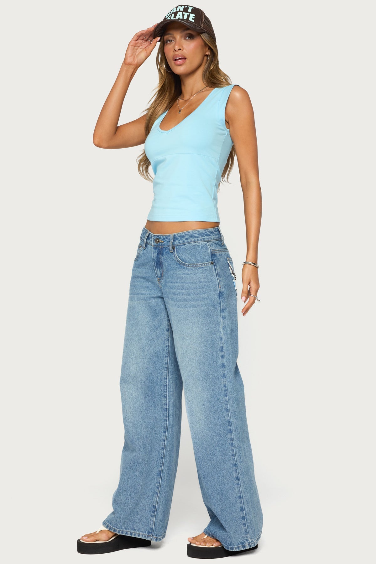 Eloya V Neck Top